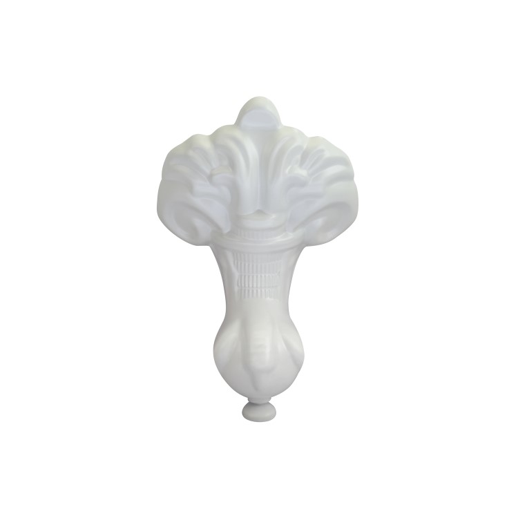 Freestanding Double Ended Roll Top Bath with White Feet 1750 x 740mm - Park Royal