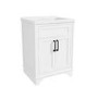 Grade A1 - 600mm White Freestanding Vanity Unit with Basin - Camden