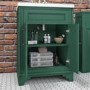 Grade A1 - 600mm Green Freestanding Vanity Unit with Basin - Camden