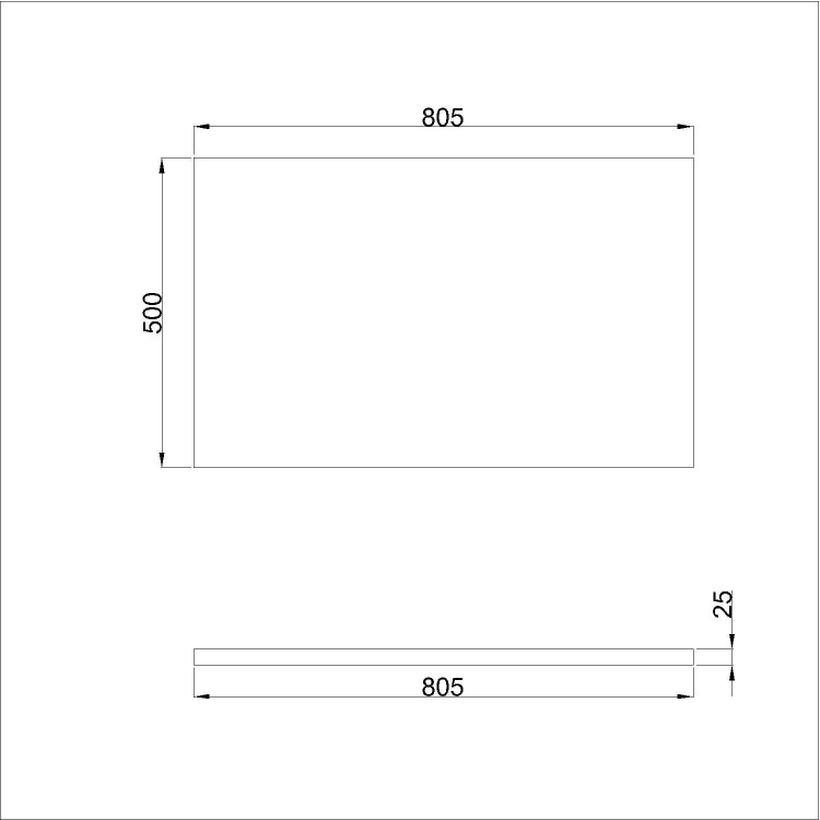 GRADE A1 - 800mm White Freestanding Vanity Unit with Basin - Camden
