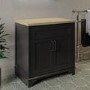 ALMOST PERFECT - 800mm Black Freestanding Countertop Vanity Unit - Camden