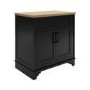 ALMOST PERFECT - 800mm Black Freestanding Countertop Vanity Unit - Camden