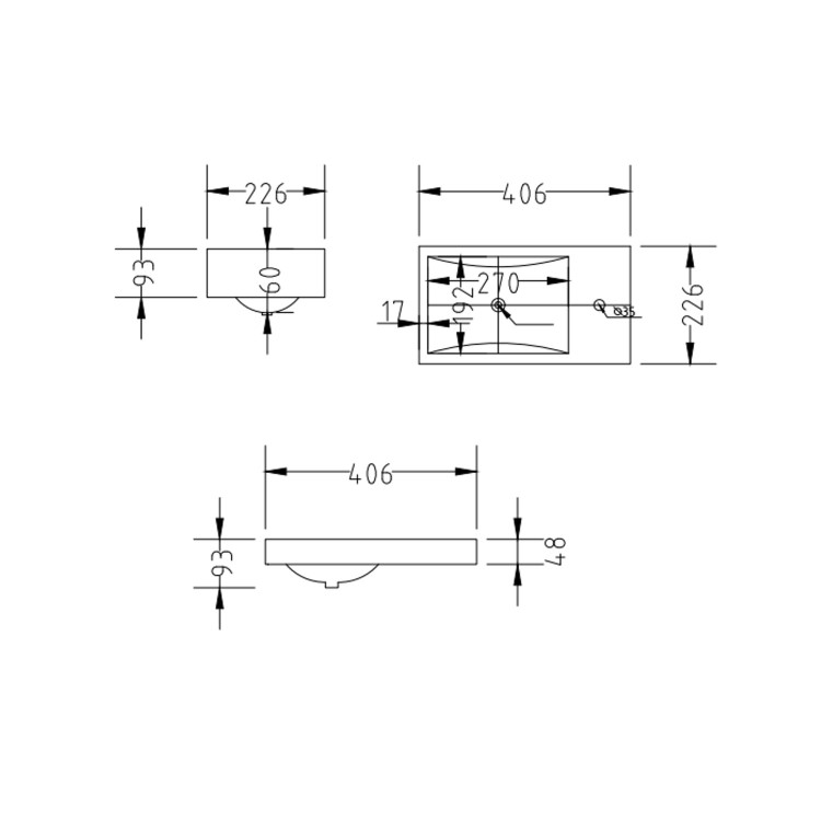 Grade A1 - Baxenden 400mm Matt Grey Floorstanding Vanity Unit and Basin