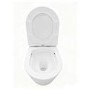 Matt White Wall Hung Rimless Short Projection Toilet with Soft Close Seat – Verona