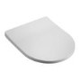 Matt White Wall Hung Rimless Toilet with Soft Close Seat, Brushed Brass Pneumatic Flush Plate, 820mm Frame & Cistern – Verona