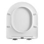 Matt White Wall Hung Rimless Toilet with Soft Close Seat, White Glass Sensor Flush Plate, 820mm Frame & Cistern – Verona