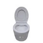 Wall Hung Rimless Toilet with Soft Close Seat, Black Glass Sensor Flush Plate, 820mm Frame & Cistern – Alcor