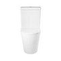 ONLY OPENED - Close Coupled Rimless Toilet with Soft Close Seat - Newport