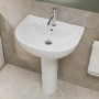 ONLY OPENED - Modern Pedestal Basin 550mm - Newport