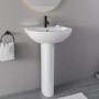 ONLY OPENED - Modern Pedestal Basin 550mm - Newport