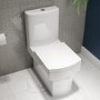 ALMOST PERFECT - Close Coupled Rimless Toilet with Soft Close Seat - Ashford