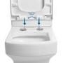 ALMOST PERFECT - Close Coupled Rimless Toilet with Soft Close Seat - Ashford