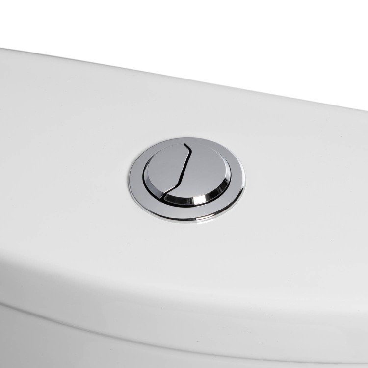 ALMOST PERFECT - Close Coupled Rimless Toilet with Soft Close Seat - Ashford
