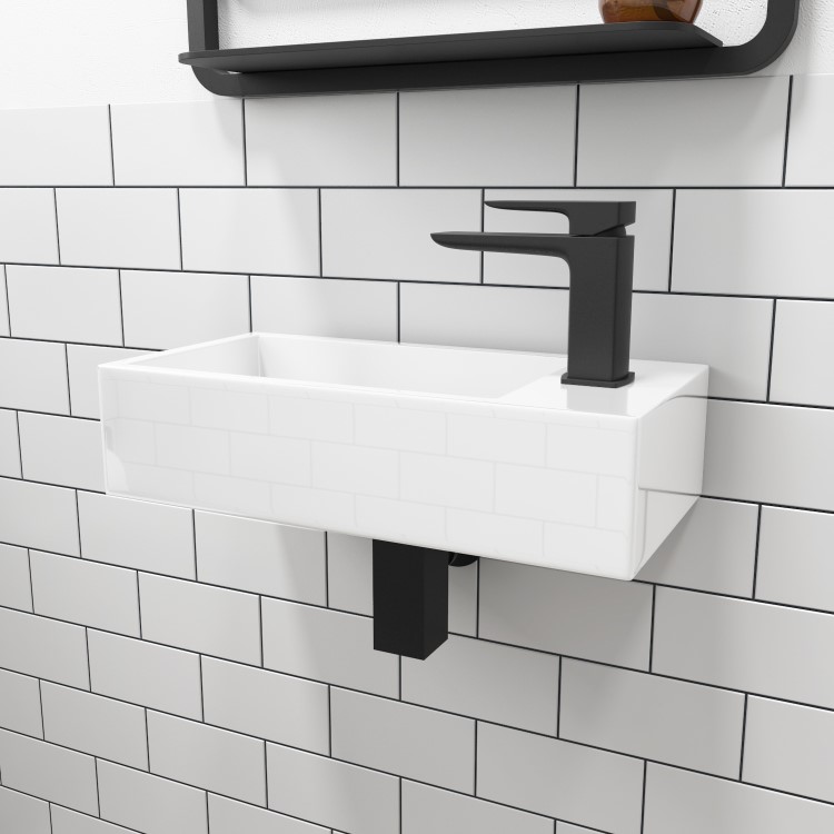 ONLY OPENED - Indiana Rimless Comfort Height CC WC and Soft Close Slim Seat and Detroit Wall Hung Basin Suite