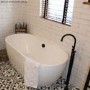Black Freestanding Bath Mixer Tap - Camden