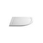 1000x800mm Black 8mm Right-Hand Offset Quadrant Shower Enclosure With Shower Tray - Pavo