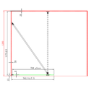1400x900mm Chrome Walk In Shower Screen with Shower Tray - Corvus