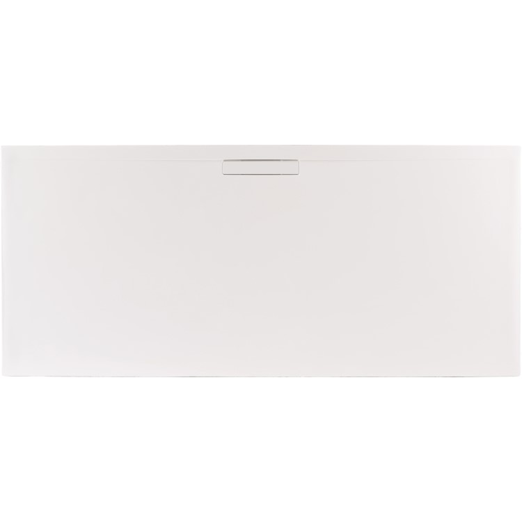 1400x800mm Chrome Walk In Shower Screen Enclosure and Shower Tray - Corvus