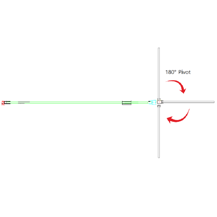 1700x800mm Chrome Walk-In Shower Screen Enclosure with 300mm Hinged Flipper Panel and Shower Tray – Corvus