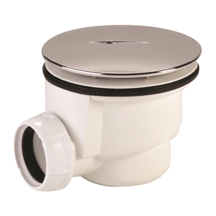 1700x800mm Chrome Walk-In Shower Screen Enclosure with 300mm Hinged Flipper Panel and Shower Tray – Corvus