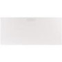 1400x800mm Black Frameless Walk In Shower Screen with Shower Tray - Corvus