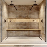 2300mm Black Double Shower Screen for Wet Room & Walk In Shower – Corvus