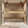 2500mm Black Double Shower Screen for Wet Room & Walk In Shower – Corvus