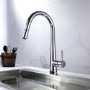 Chrome Single Lever Monobloc Kitchen Mixer Tap - Enza Olney