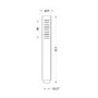 Brushed Nickel Slide Rail Kit - Live Your Colour 