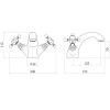 Oxford Bath Shower and Basin Tap Pack