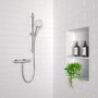 Thermostatic Mixer Bar Shower with Slide Rail Kit & Hand Shower - Flow