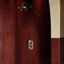 BUN/BeBa_26808/77557 Chrome 1 Outlet Wall Mounted Thermostatic Mixer Shower Set - Cambridge