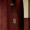 BUN/BeBa_26808/77558 Chrome 1 Outlet Ceiling Mounted Thermostatic Mixer Shower Set - Cambridge