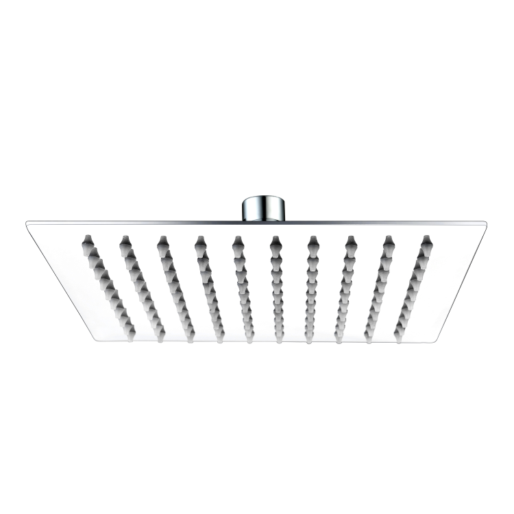 Chrome 2 Outlet  Wall Mounted Thermostatic Mixer Shower Set with Hand Shower - Cube
