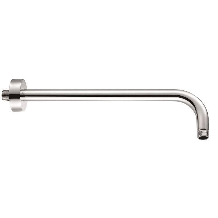 Chrome 2 Outlet Wall Mounted Thermostatic Mixer Shower Set With 300mm Shower Head and Bath Filler Spout - Flow