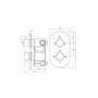 Chrome Dual Outlet Wall Mounted Thermostatic Mixer Shower Set With Hand Shower - Arissa