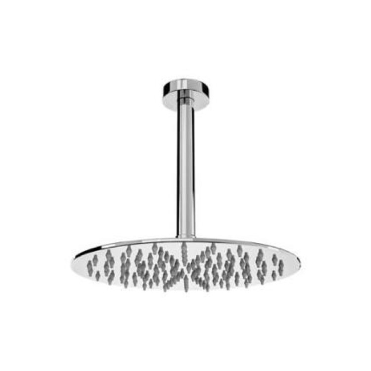 Chrome 2 Outlet  Ceiling Mounted Thermostatic Mixer Shower Set With Hand Shower - Arissa