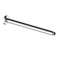 ONLY OPENED - Chrome 400mm Round Ceiling Arm ONLY OPENED - Chrome 400mm Round Ceiling Arm
