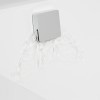 Chrome Dual Outlet Wall Mounted Thermostatic Mixer Shower  with Hand Shower &amp; Overflow Bath Filler - Cube