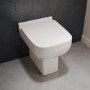 ONLY OPENED - Back to Wall Short Projection Rimless Toilet with Soft Close Seat - Seren
