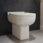 ONLY OPENED - Back to Wall Short Projection Rimless Toilet with Soft Close Seat - Seren