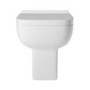 ONLY OPENED - Back to Wall Short Projection Rimless Toilet with Soft Close Seat - Seren