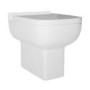 ONLY OPENED - Back to Wall Short Projection Rimless Toilet with Soft Close Seat - Seren