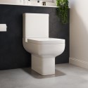 BUN/A1/BeBa_26899/90111 Grade A1 - Close Coupled Toilet with Soft Close Seat - Seren