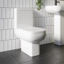 BUN/A1/BeBa_26899/86349 Grade A1 - Close Coupled Toilet with Soft Close Seat - Seren