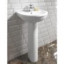 Grade A1 - Modern Pedestal Basin 550mm - Addison