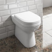 Grade A1 - Back to Wall Toilet with Soft Close Seat - Addison