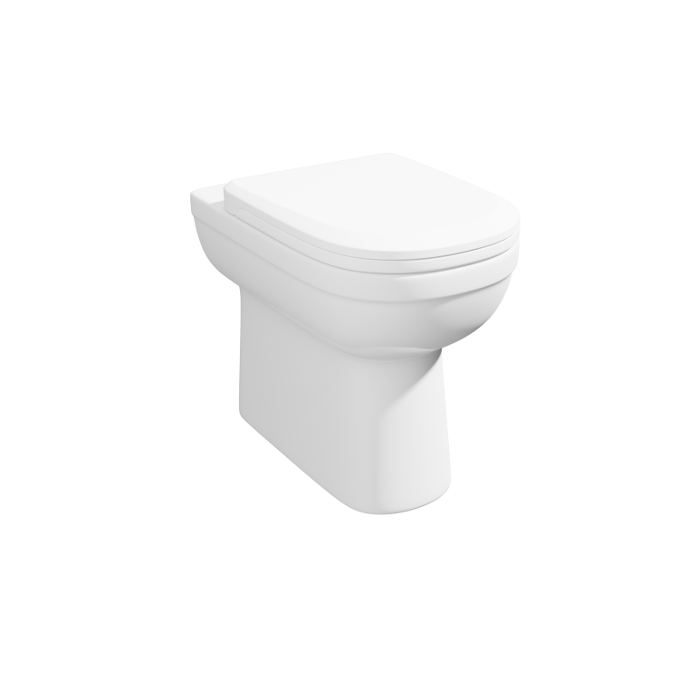 Grade A1 - Back to Wall Toilet with Soft Close Seat - Addison