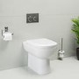ONLY OPENED - Back to Wall Toilet with Soft Close Seat - Addison