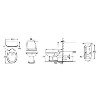 Grade A1 - Traditional Close Coupled Toilet with Wooden Soft Close Seat - Park Royal